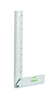 Логотрейд pекламные продукты картинка: Aluminium level ruler 30 cm