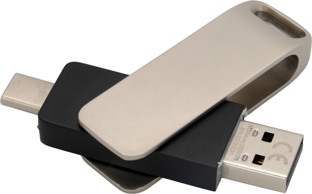 Логотрейд pекламные продукты картинка: Металлическая USB-флешка