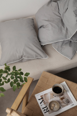 Лого трейд бизнес-подарки фото: Постельное белье VINGA Marston OCS из органического хлопка, комплект из 4 шт.