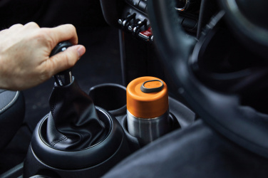 Лого трейд pекламные продукты фото: Черный + Blum изолированный герметичный дорожный стакан из нержавеющей стали