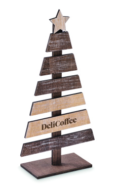Лого трейд pекламные cувениры фото: Wooden Christmas tree