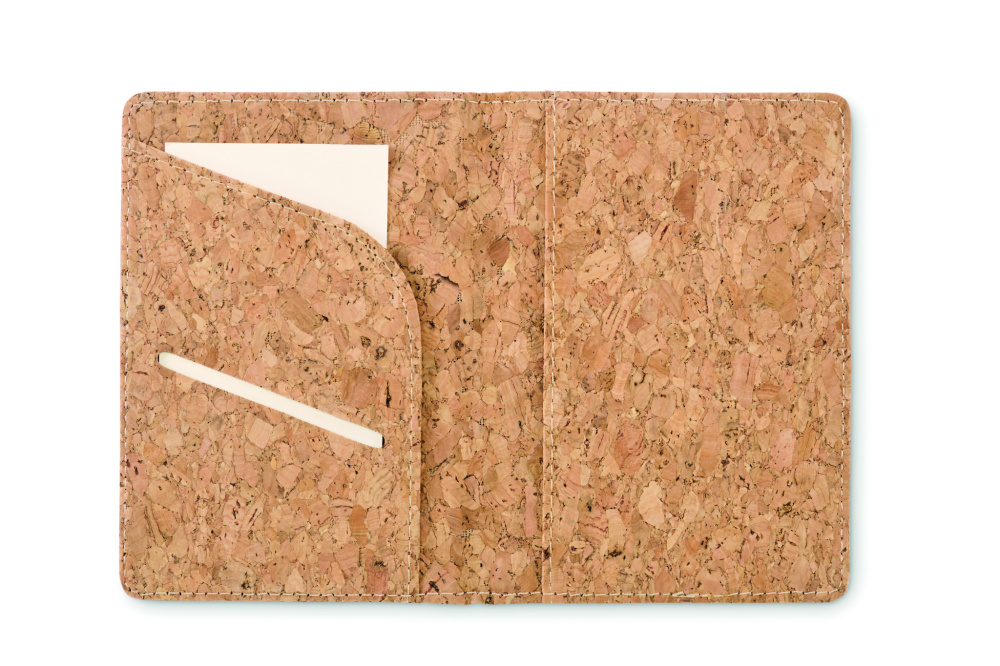 Логотрейд pекламные подарки картинка: Cork passport holder