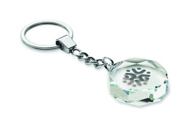 Лого трейд pекламные продукты фото: Glass round award key ring