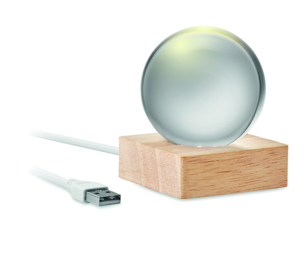Лого трейд pекламные продукты фото: LED glass ball