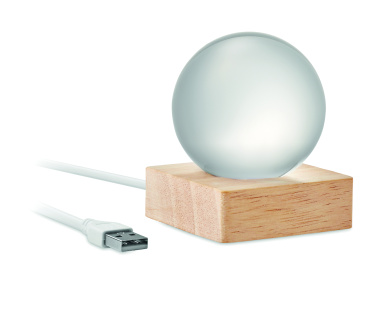 Логотрейд pекламные подарки картинка: LED glass ball