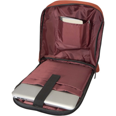 Лого трейд pекламные cувениры фото: Рюкзак Luma для ноутбука с диагональю экрана 15 дюймов с защитой от кражи объемом 10 л из материала, переработанного по стандарту GRS