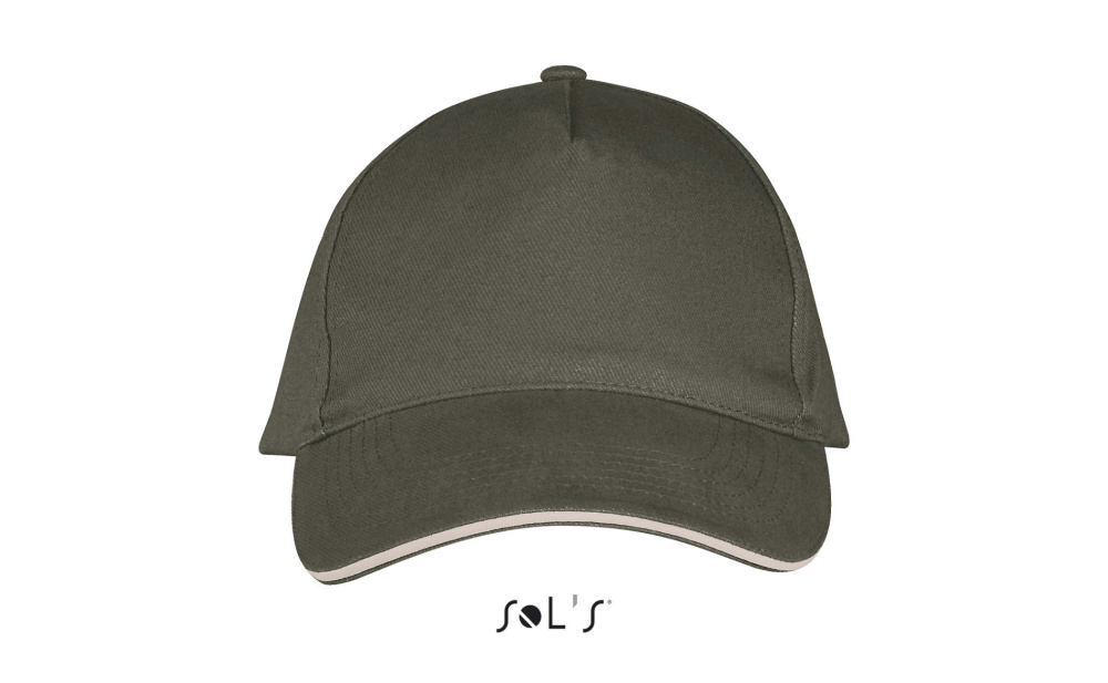 Логотрейд pекламные cувениры картинка: LONG BEACH 5 PANEL CAP