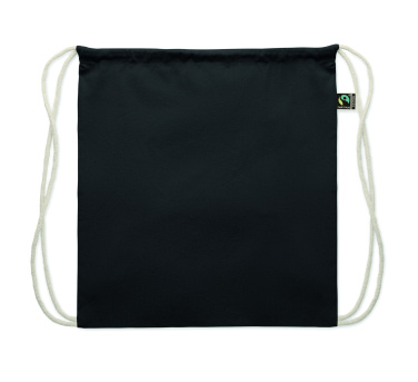 Лого трейд pекламные продукты фото: Drawstring bag Fairtrade 180gr
