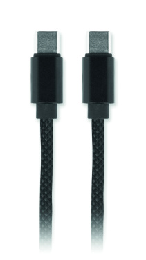 Лого трейд бизнес-подарки фото: Braided magnetic cable in RPET
