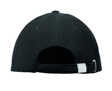 Логотрейд pекламные cувениры картинка: Corduroy 5 panel baseball cap