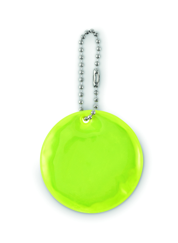 Логотрейд pекламные продукты картинка: Round reflective keyring