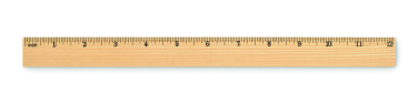 Логотрейд pекламные подарки картинка: Wooden ruler 30cm