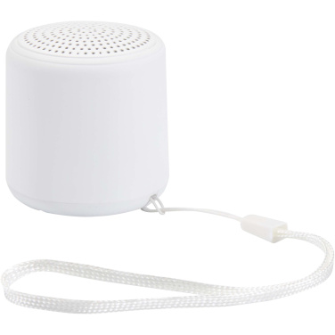 Лого трейд pекламные подарки фото: Беспроводной динамик Bluetooth® Velkis из переработанной пластмассы мощностью 3 Вт