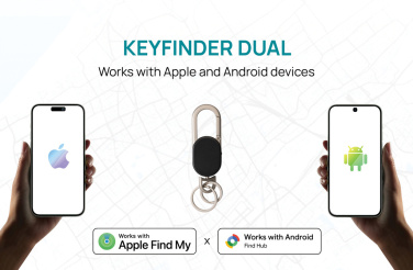 Логотрейд pекламные продукты картинка: Брелок Keyfinder с двумя ключами и функцией определения местоположения по всему миру.