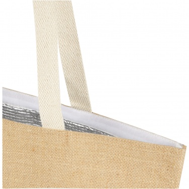 Logotrade profilprodukter bild: Juta kylväska av 300 g/m² jute, 12 l