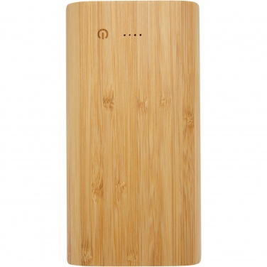 Logotrade profilreklam bild: Tulda 20,000 mAh powerbank i bambu