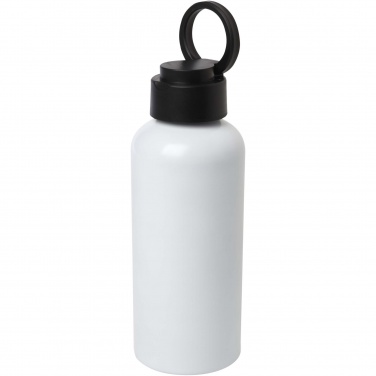 Logotrade profilreklam bild: Trinity vattenflaska av RCS-certifierad återvunnen aluminium med RPET-lock, 600 ml