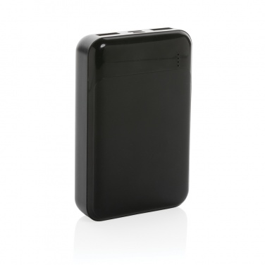 Logotrade kampanjprodukter bild: 10.000 mAh powerbank i återvunnen plast, RCS standard