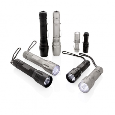Logotrade reklamprodukter bild: 10W Heavy duty CREE-ficklampa