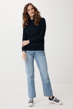 Logotrade profilreklam bild: Iqoniq Rila lättvikt hoodie i återvunnen bomull