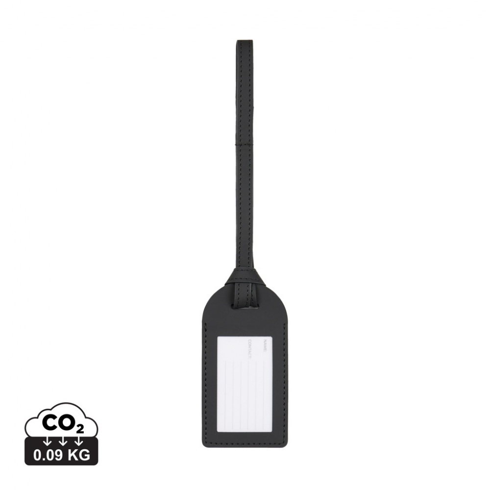 Logotrade profilreklam bild: VINGA Baltimore RCS återvunnen polyester bagagetag