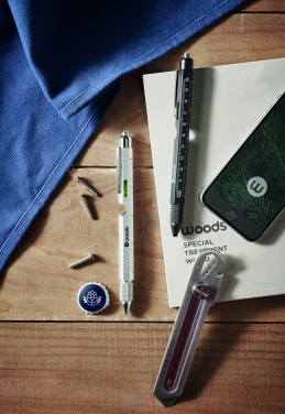 Logotrade presentreklam bild: Penna bygg i återvunnen alu.