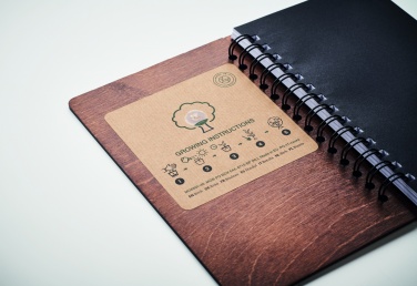 Logotrade reklamprodukter bild: A5 Björk GROWBOOK™