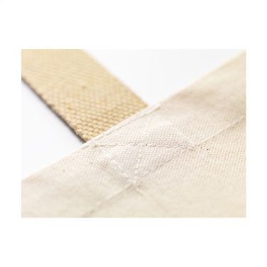 Logotrade profilprodukter bild: Jute Canvas Shopper-väska (320 g/m²).