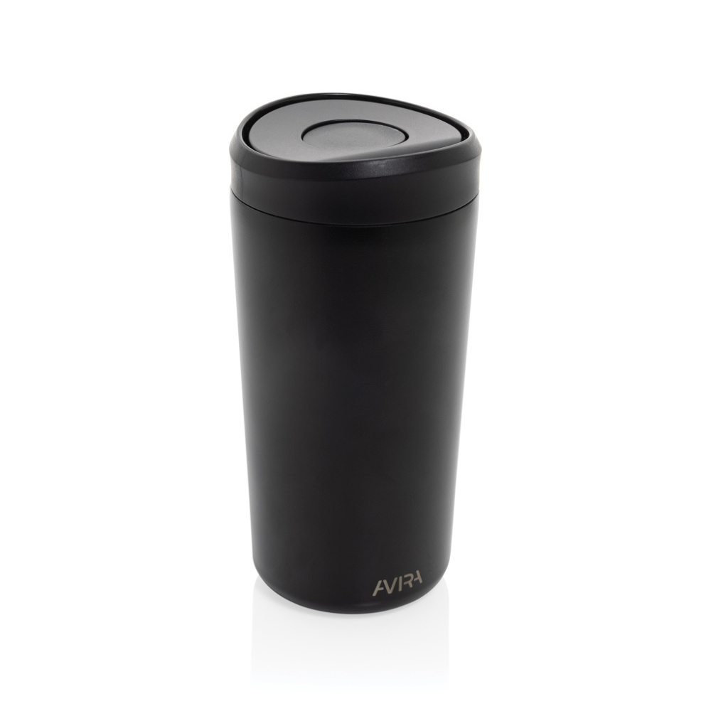 Logotrade kampanjprodukter bild: Avira Alix RCS re-steel klickmugg 400ML