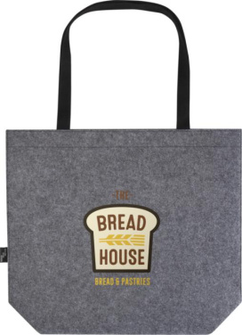 Logotrade reklamprodukter bild: Felta tygväska med kil av GRS-återvunnen filt, 20 l