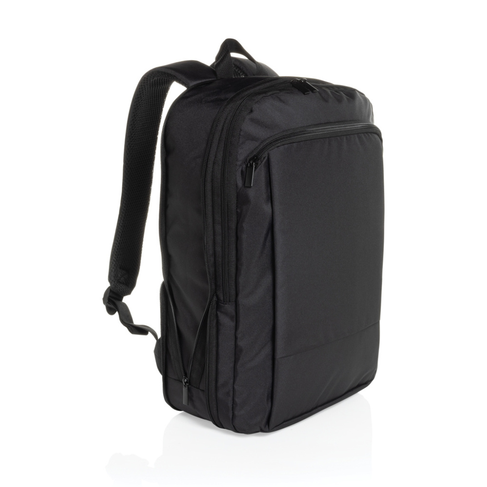 Logotrade presentreklam bild: Flexpack Aware™ RPET expanderbar smal 15,6 laptop ryggsäck