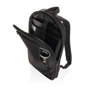 Logotrade kampanjprodukter bild: Flexpack Aware™ RPET expanderbar smal 15,6 laptop ryggsäck