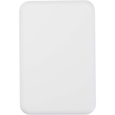 Logotrade profilreklam bild: Acrab 5 000 mAh 15 W magnetisk trådlös powerbank med 20 W PD – tillverkad av återvunnen plast