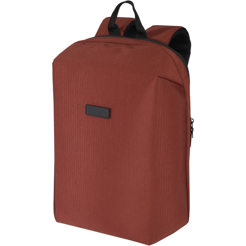 Logotrade profilprodukter bild: Luma stöldsäker 15 tums laptopväska av återvunna GRS-material, 10 l