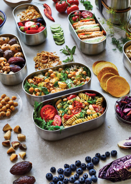 Logotrade profilprodukter bild: Black+Blum Dubbel Rostfri Bento-låda