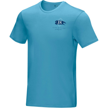Logotrade reklamprodukter bild: Azurite kortärmad herr ekologisk t-shirt