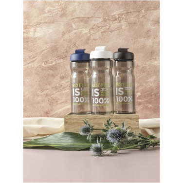 Logotrade reklamprodukter bild: H2O Active® Eco Base 650 ml sportflaska med uppfällbart lock
