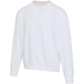 Boris 280 g/m2 oversized unisex-tröja med rund hals, Vit